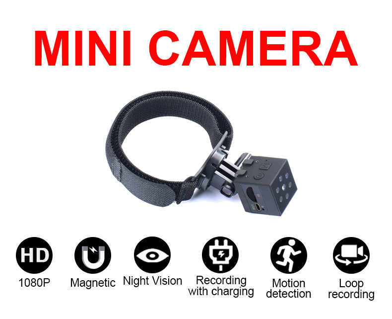 Mini, portable home or outdoor security camera. Raee-Industries.