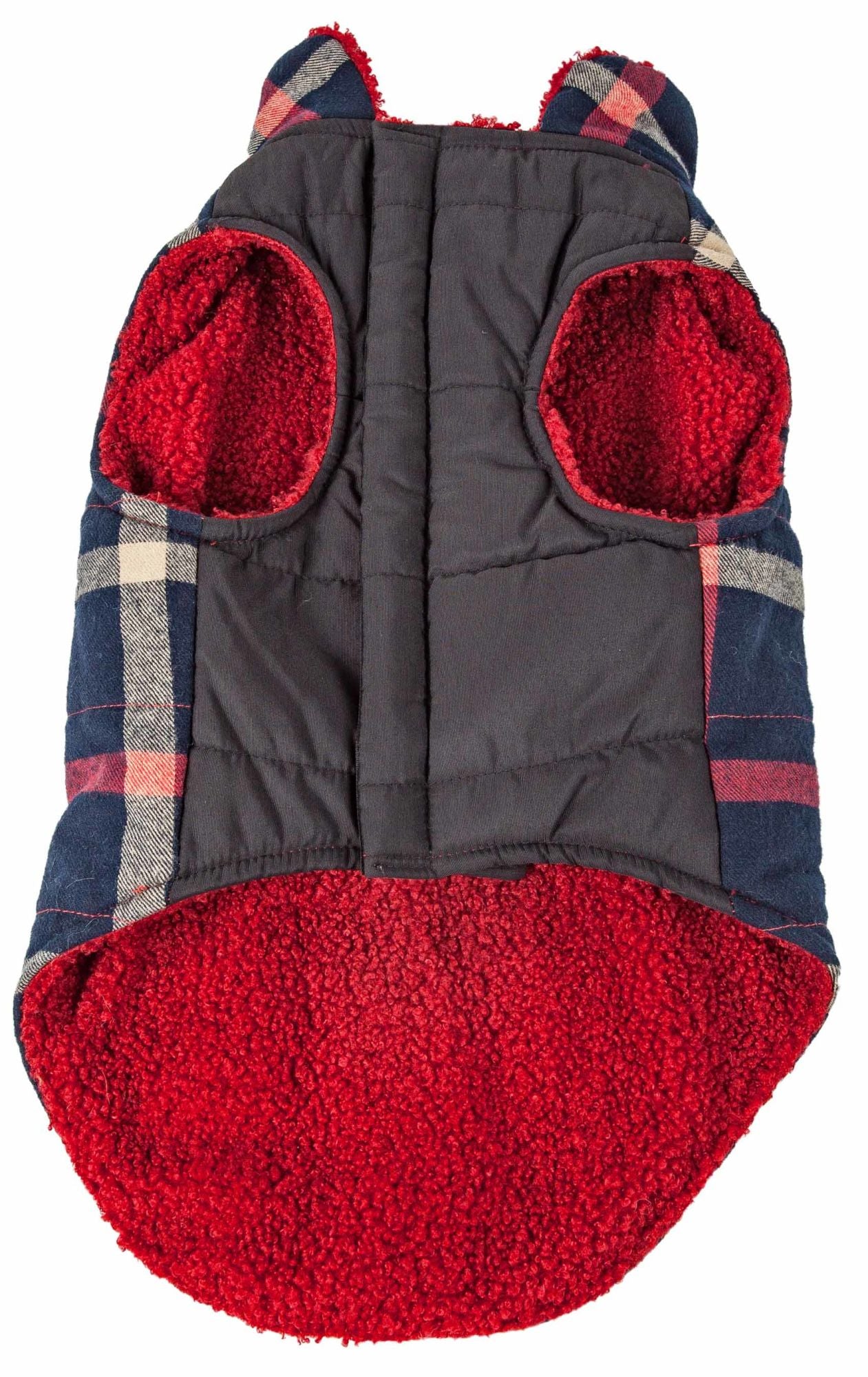 Pet Life 'Allegiance' Classical Plaided Insulated Dog Coat Jacket