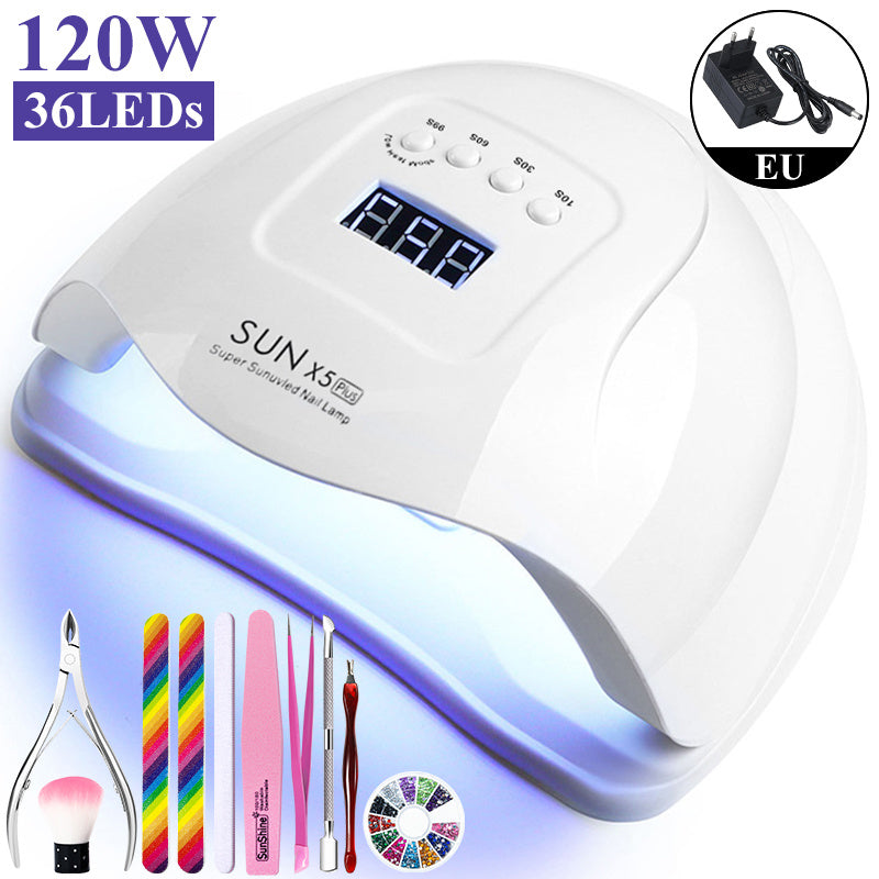 Nail Drying Lamp For Nails UV Light Gel Polish Manicure Cabin Led Lamps Nails Dryer Machine Professional Equipment