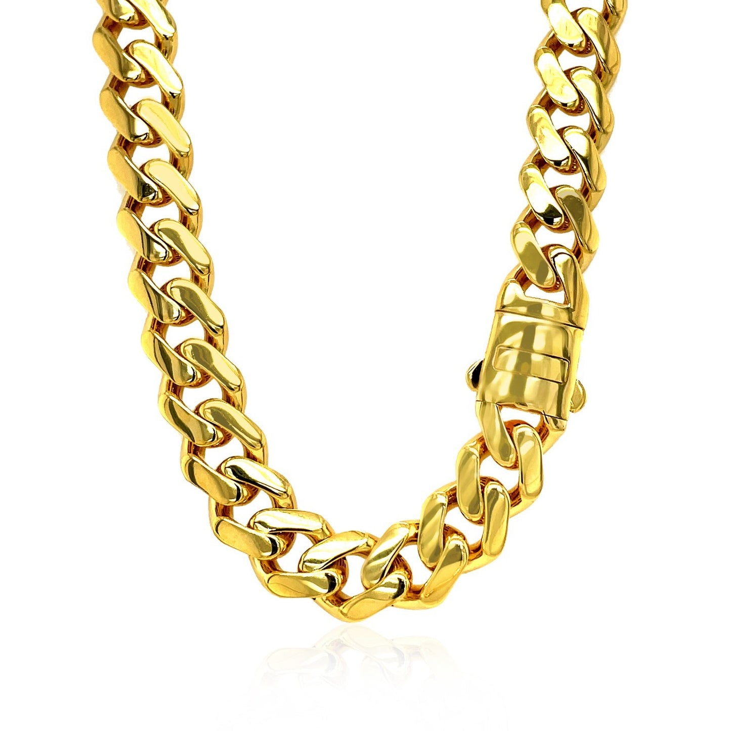 Best thick and thin gold and white diamond necklace. Raee Industries