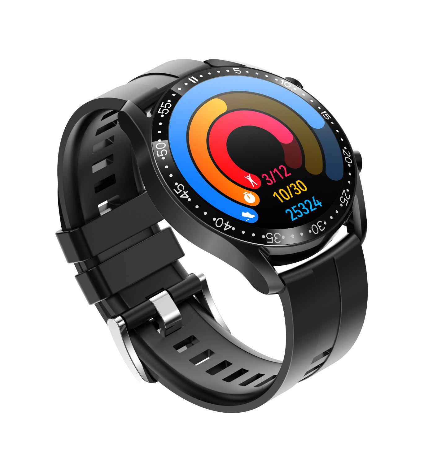 Fitness Tracker Bluetooth Heart Rate Blood Pressure Waterproof Smart sports and health Watch. Raee Industries