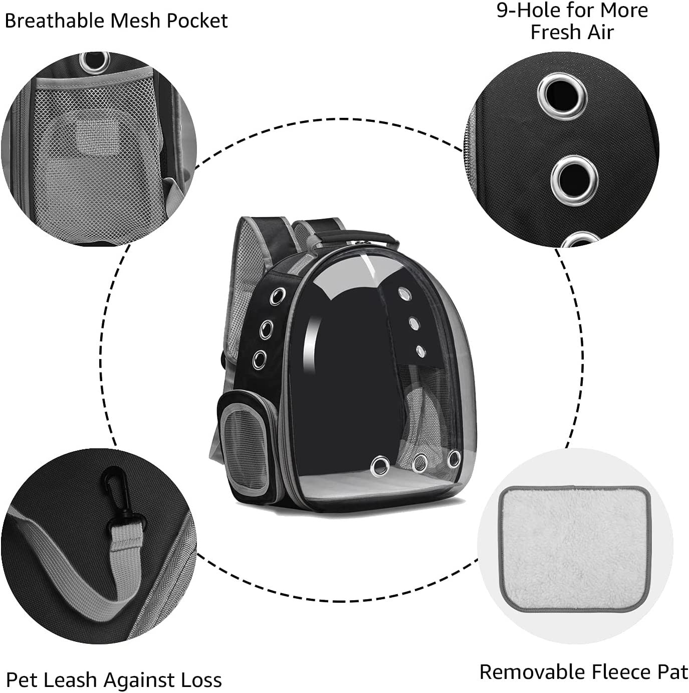 Mobile Dog travel gear, foldable backpack, Dog essentials Tote and travel bag Success. Raee Industries.