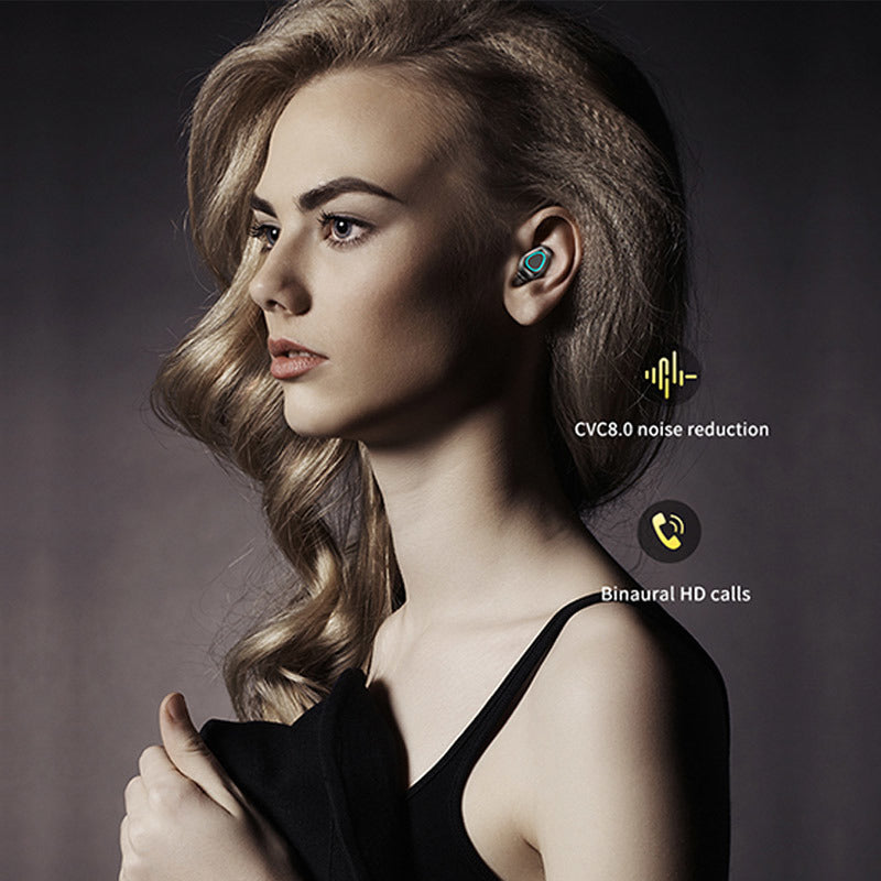 Wireless earbuds, Touch In-Ear Stereo Earphone Noise Canceling Earpieces, touch screen sports headset.  Raee Industries