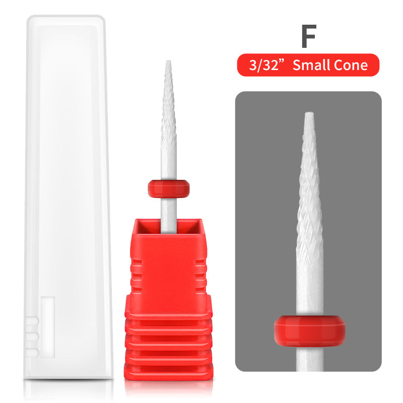 1PCS Nail Cone Tip Ceramic Drill Bits Electric Cuticle Clean Rotary For Manicure Pedicure Grinding Head Sander Tool If you purchase more than two items;  the shipping fee will not increase.