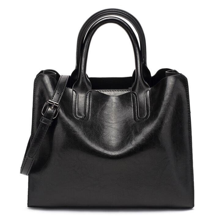 Leather Handbags Big Women Bag Casual Female Bags Trunk Tote Spanish Brand Shoulder Bag Ladies Large Bolsos