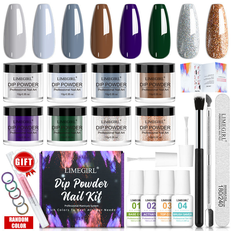 Limegirl Dip Powder Nail Set Art DIY Starter