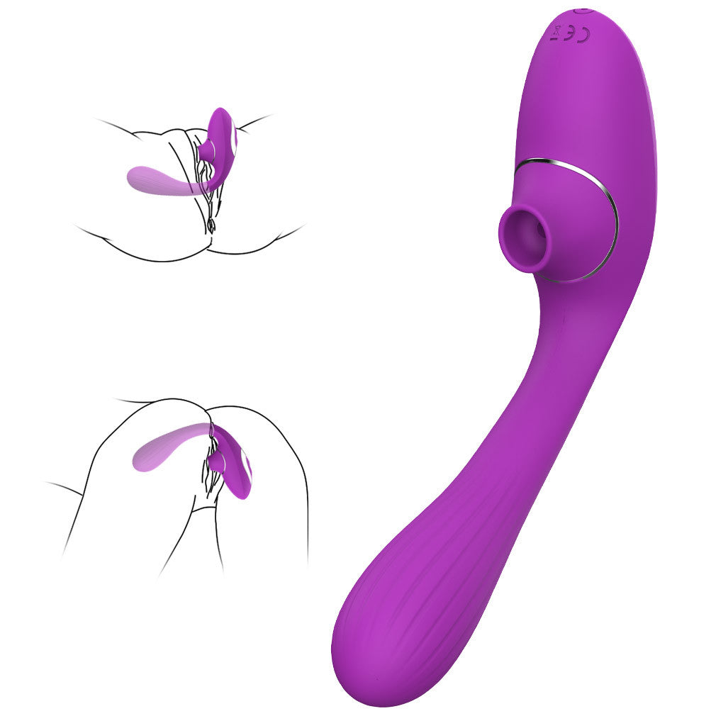 10 sucking and vibration modes; Automatic Women Vibrate Powerful ThrustinG Viberate Adult Toy for Women Pleasure Inch Smooth Bendable Silicone Wand with Modes Vibration for Adult Women