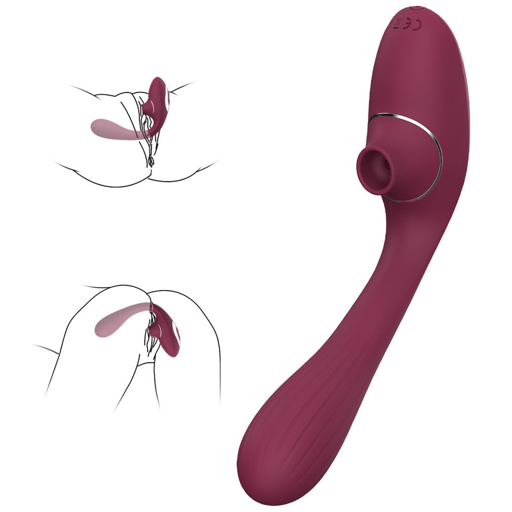 10 sucking and vibration modes; Automatic Women Vibrate Powerful ThrustinG Viberate Adult Toy for Women Pleasure Inch Smooth Bendable Silicone Wand with Modes Vibration for Adult Women