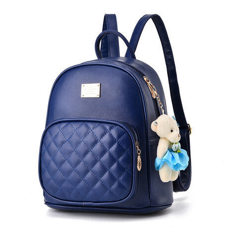 Women Pu Leather Backpack Purse Ladies Casual Shoulder Bag School Bag