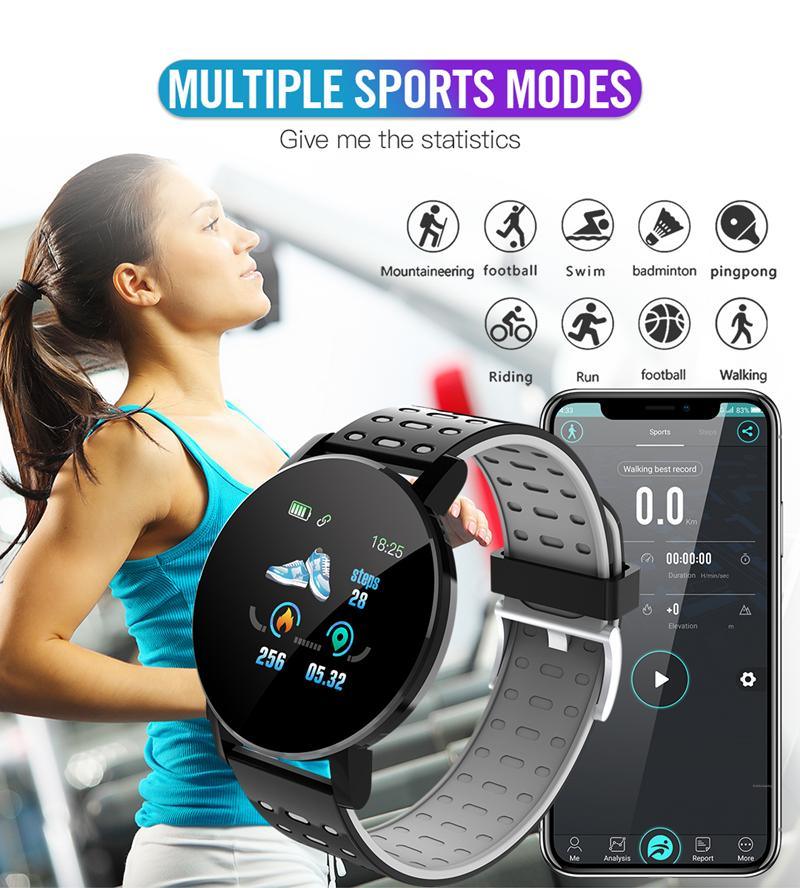 Waterproof, heart rate blood pressure, fitness tracker, Bluetooth smart watches.  Raee Industries