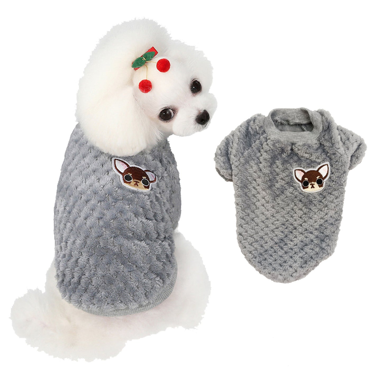 Pet Dog Clothes flannel Dog Winter clothe Puppy