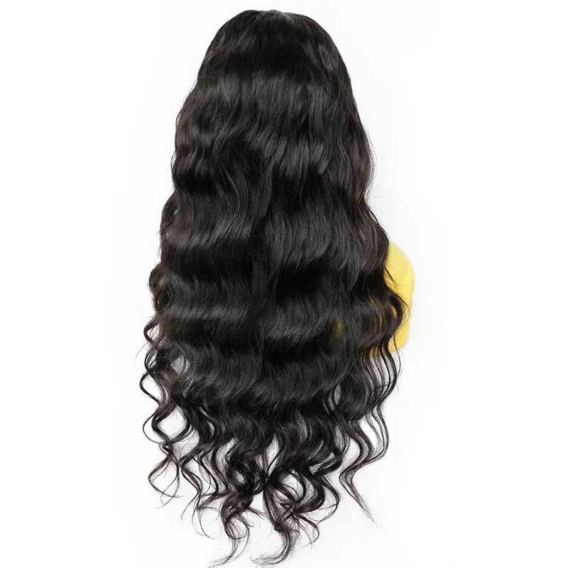 4x4 HD Lace Front Virgin Brazilian Pre Plucked Long 16 24 30 Inches 4*4 Frontal  Human Hair Bodywave Body Wave Closure Wig