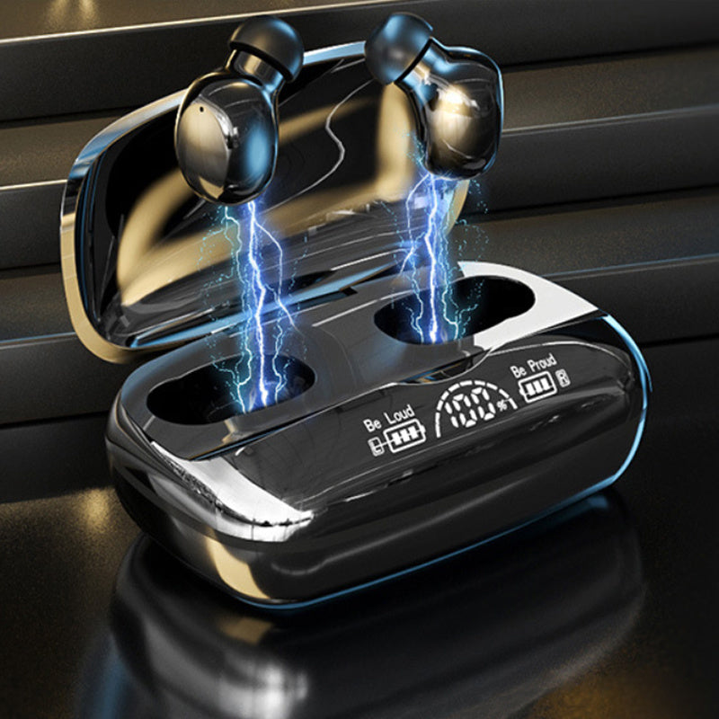 Wireless Bluetooth 5.1 Gaming TWS Earbuds with 1200mAh Charging Case