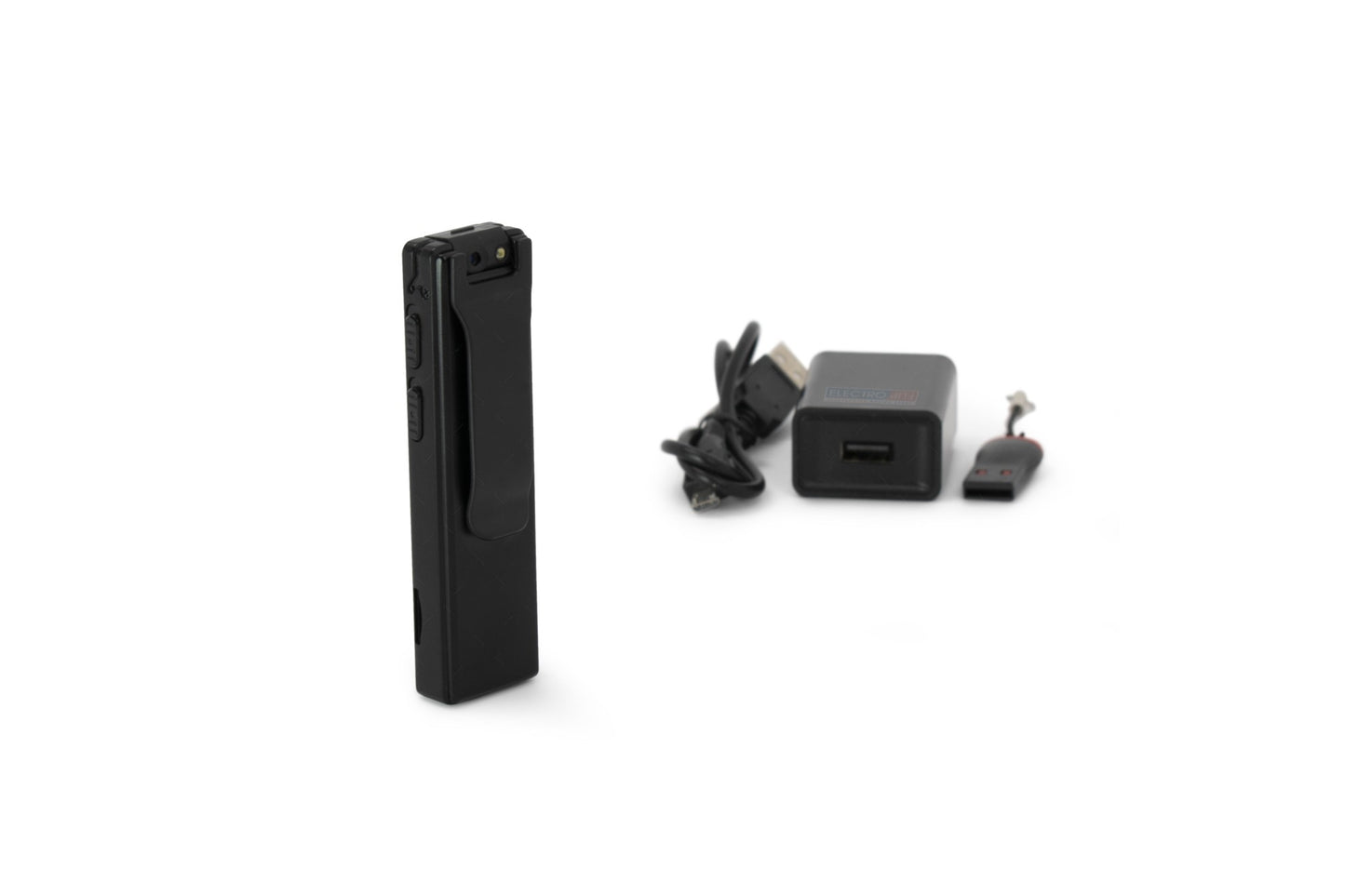 Digital Clip-on Camera For Security Guards W/ Magnetic Back + Voice REC