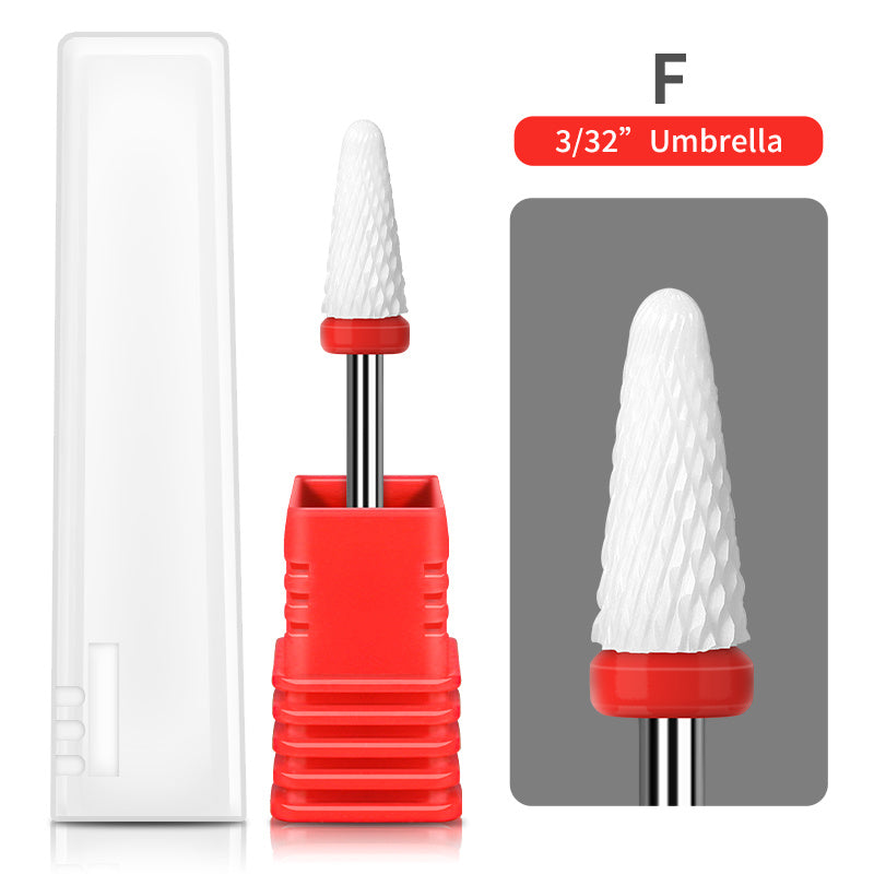 1PCS Nail Cone Tip Ceramic Drill Bits Electric Cuticle Clean Rotary For Manicure Pedicure Grinding Head Sander Tool If you purchase more than two items;  the shipping fee will not increase.