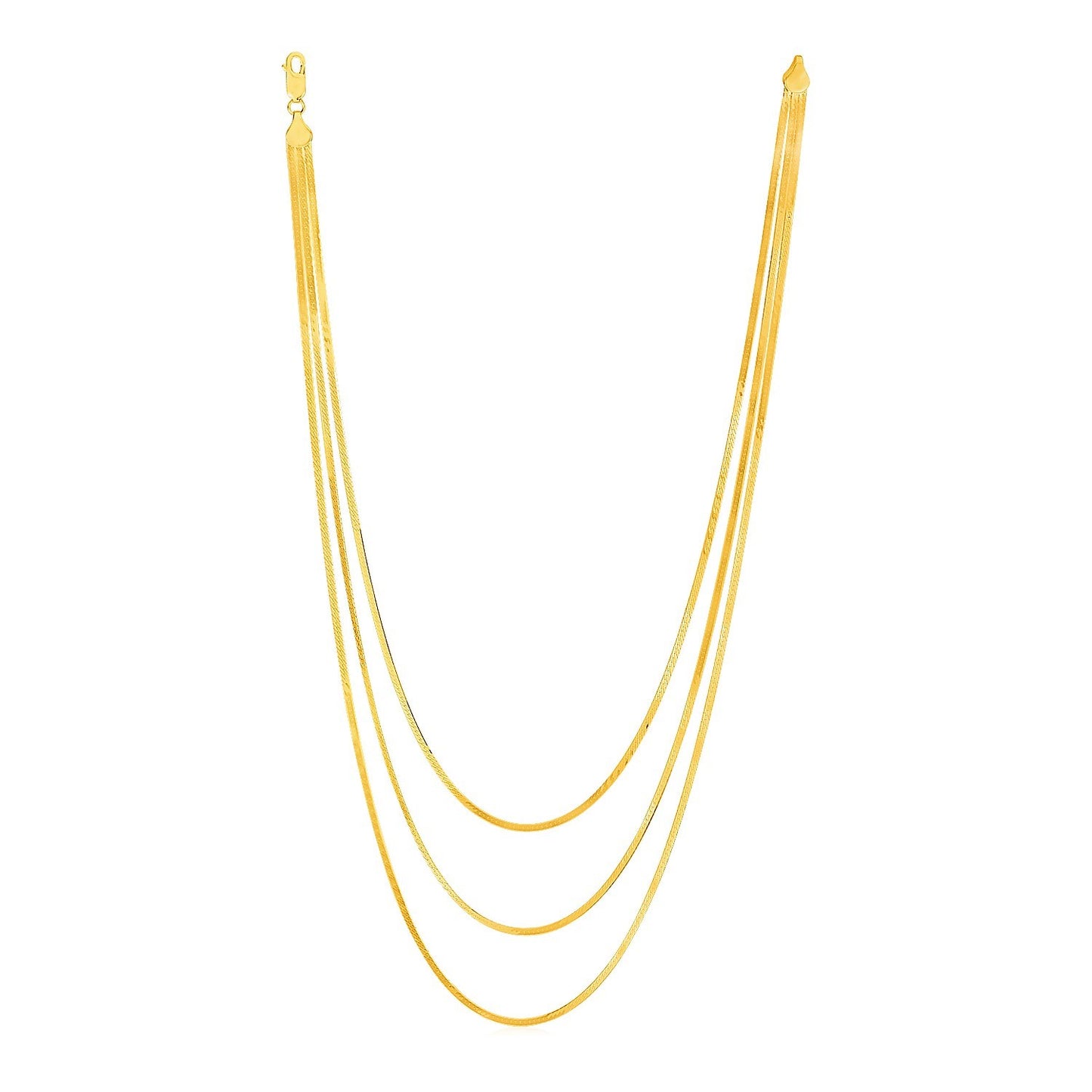 Best thick two tone necklace, and thin gold and white diamond necklace. Raee Industries