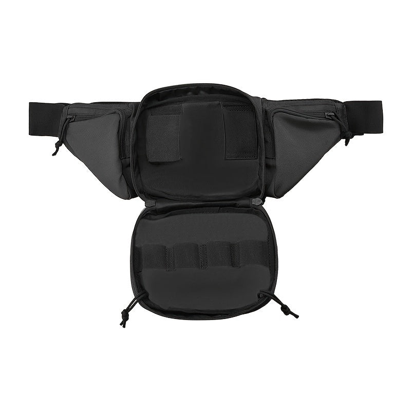 Nylon Camping Belt Bag; Military Hunting Tactical Waist Pack
