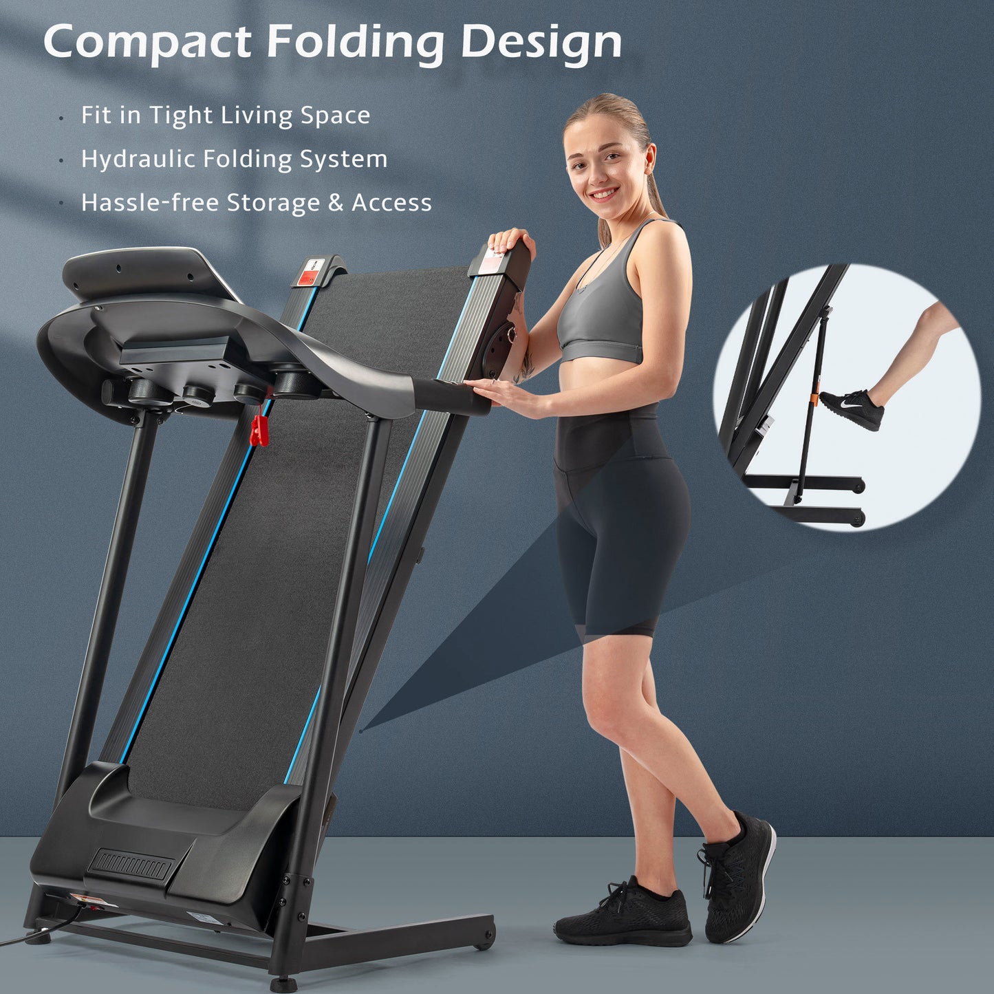 Sports & fitness Electric motorized home gym treadmill. Raee Industries