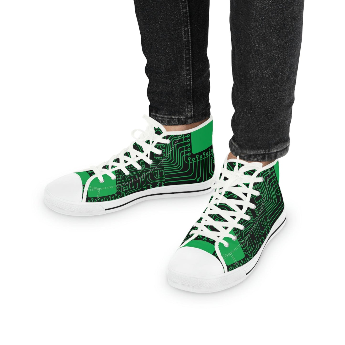 Men's High Top Sneakers - Raee-Industries