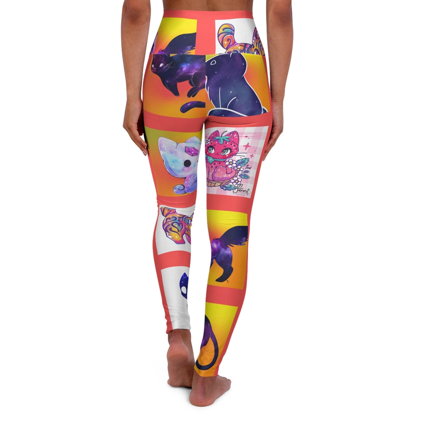 High Waisted Yoga Leggings - Raee-Industries