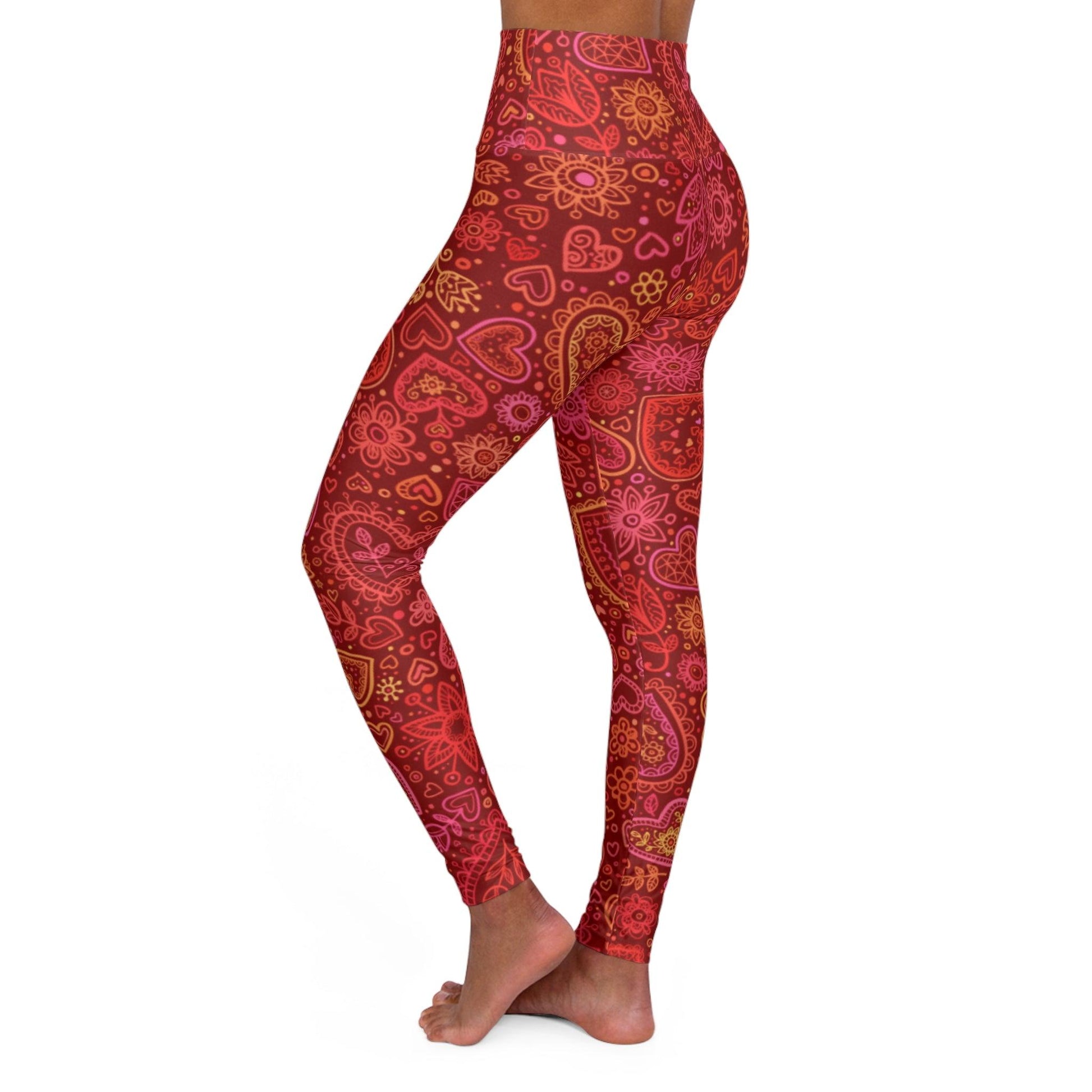 High Waisted Yoga Leggings - Raee-Industries