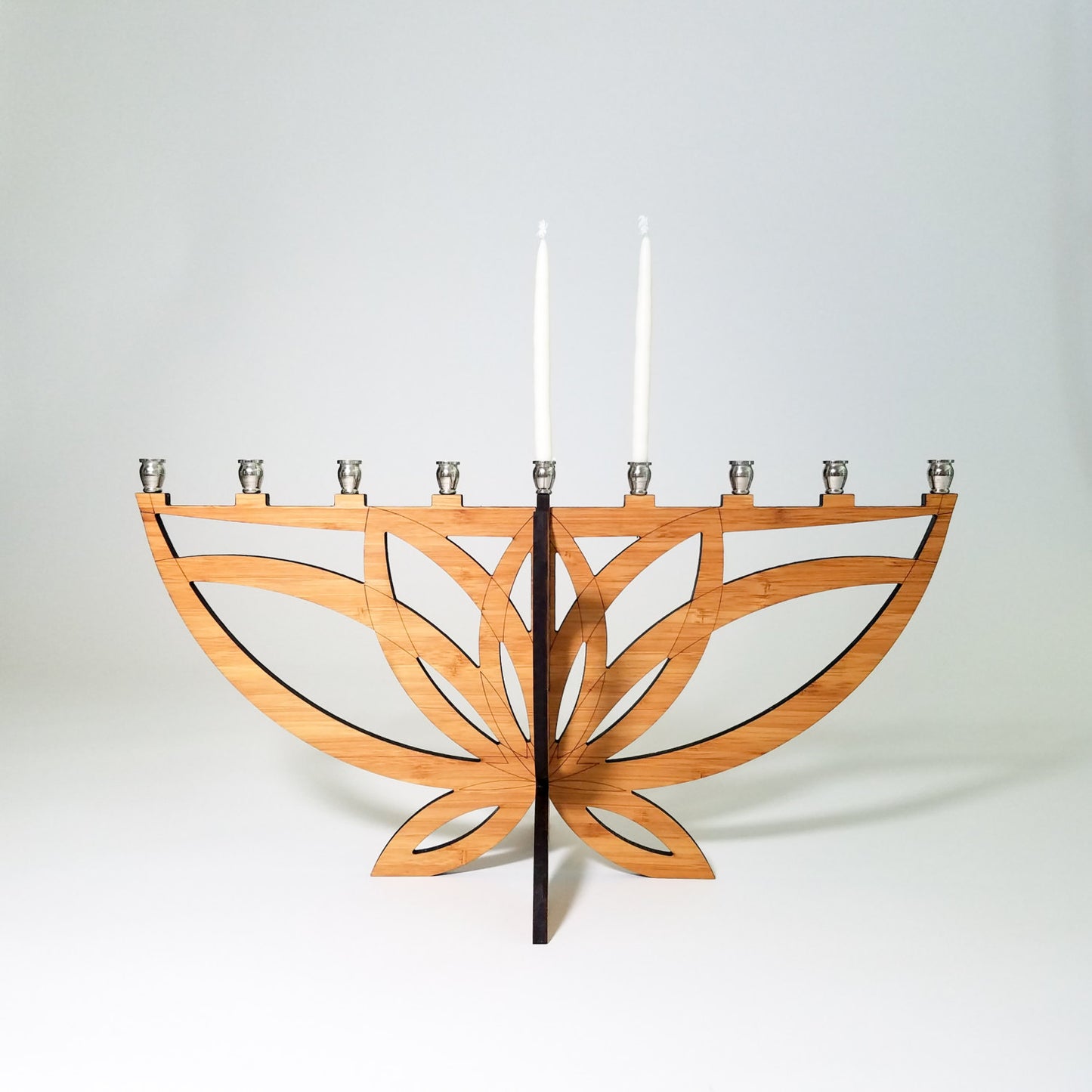 Lotus Flower Menorah