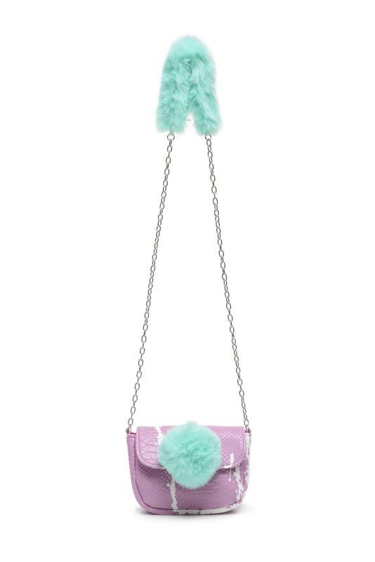 Fur Ball Mini Crossbody