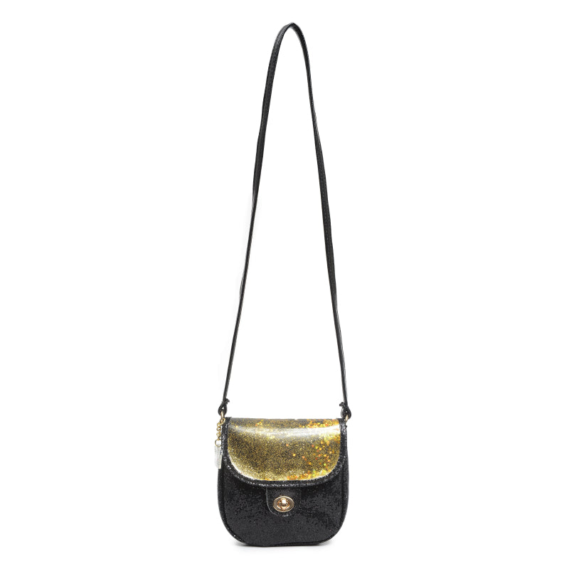 Black Sparkle Crossbody