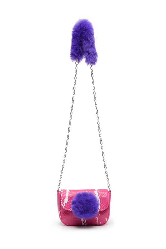 Fur Ball Mini Crossbody