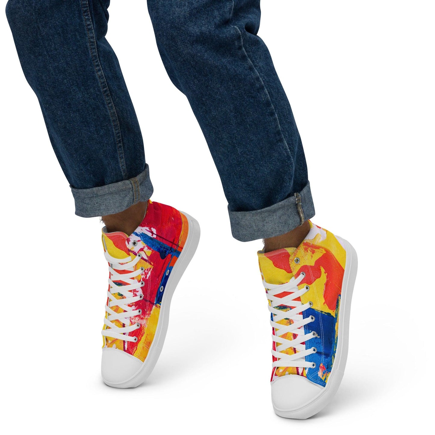 Men’s high top canvas shoes - Raee-Industries