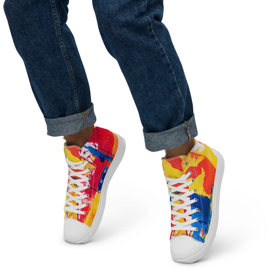 Men’s high top canvas shoes - Raee-Industries