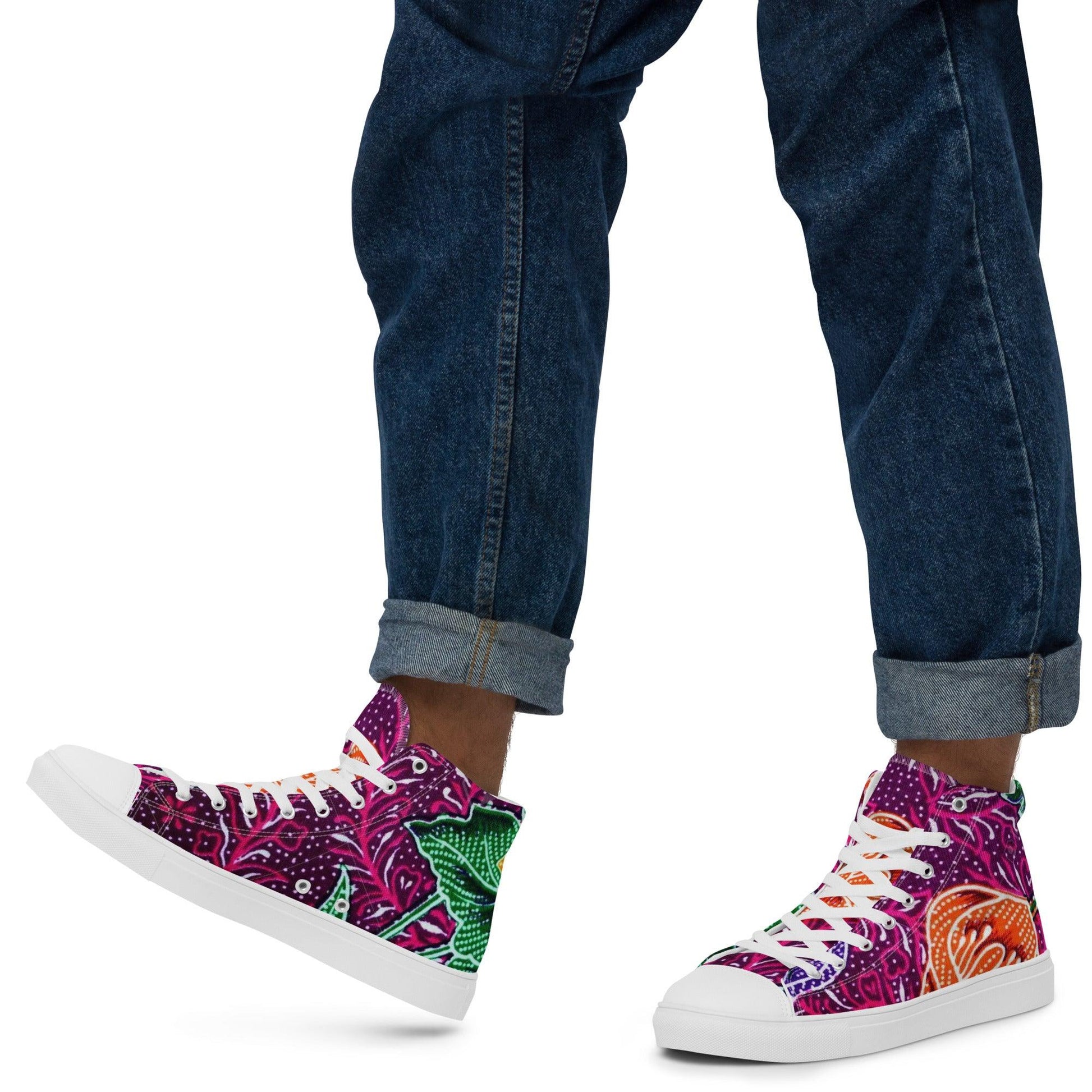 Men’s high top canvas shoes - Raee-Industries