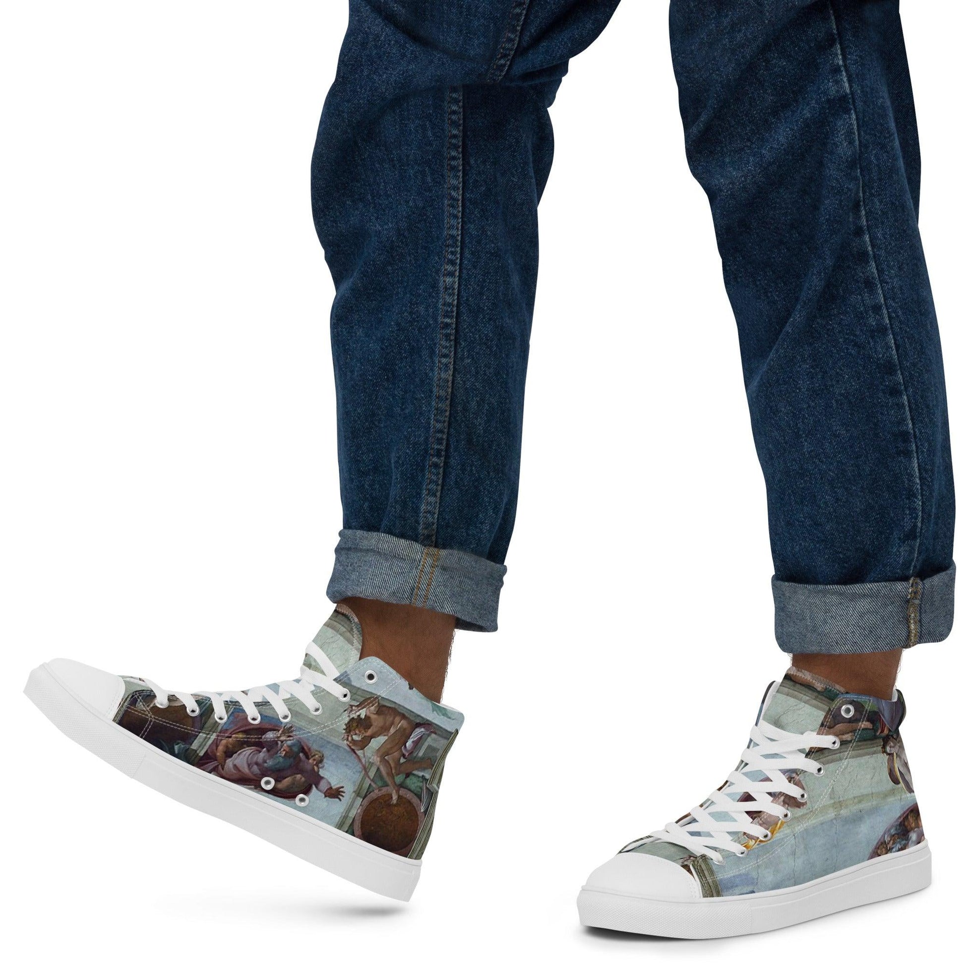 Men’s high top canvas shoes - Raee-Industries