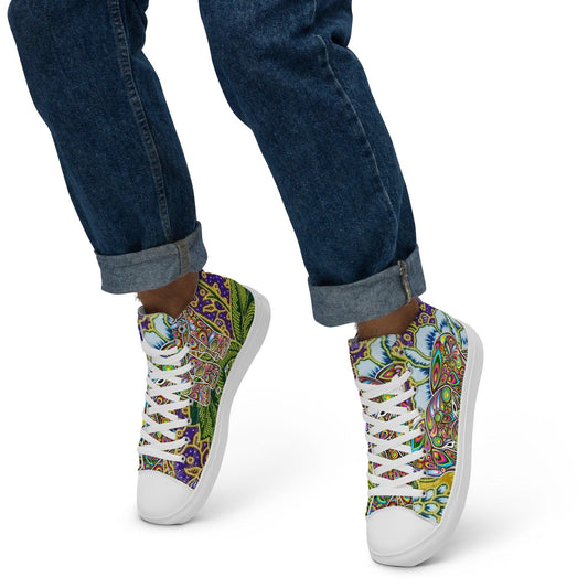 Men’s high top canvas shoes - Raee-Industries