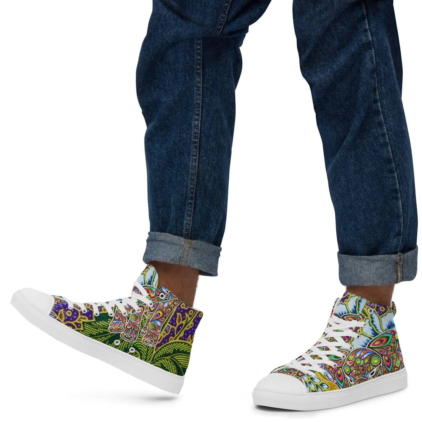 Men’s high top canvas shoes - Raee-Industries