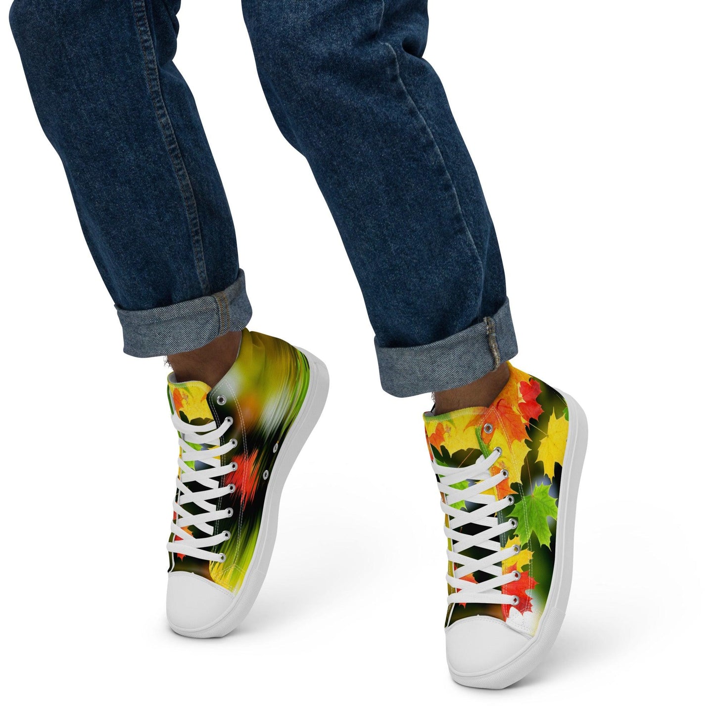 Men’s high top canvas shoes - Raee-Industries