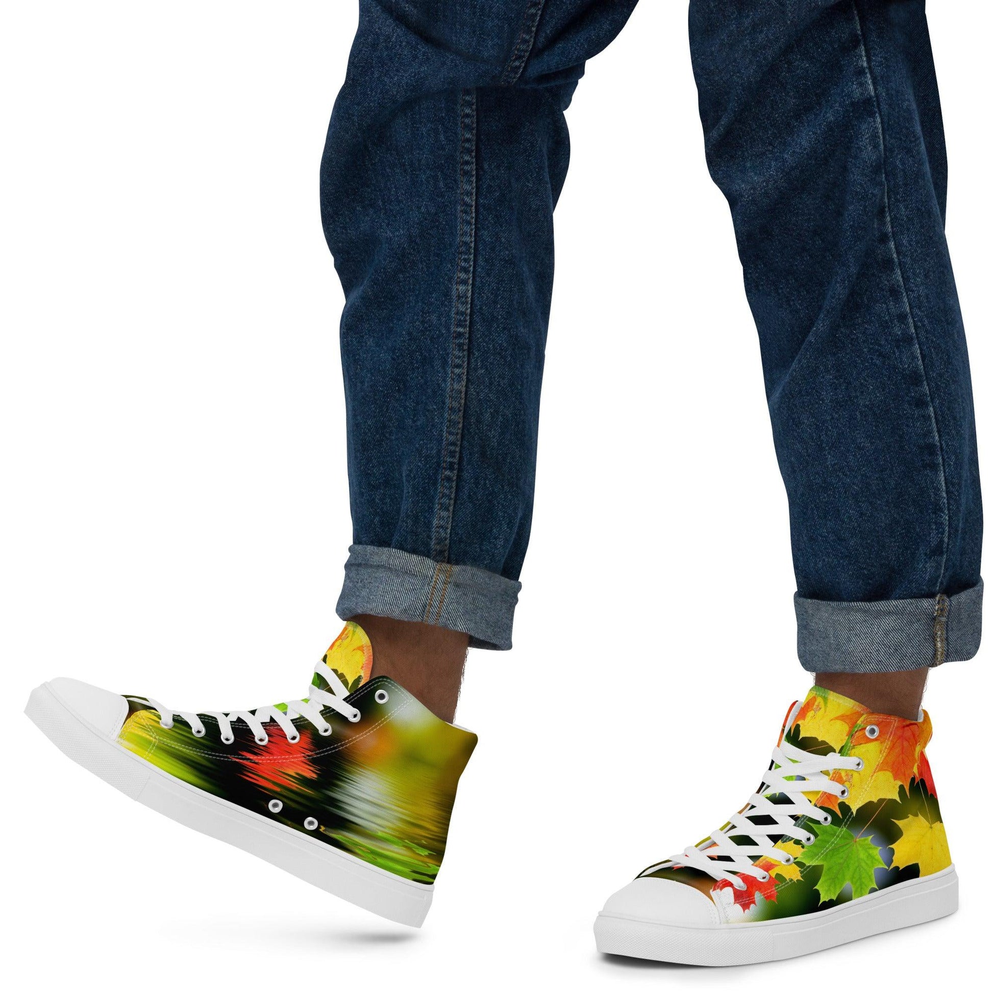 Men’s high top canvas shoes - Raee-Industries