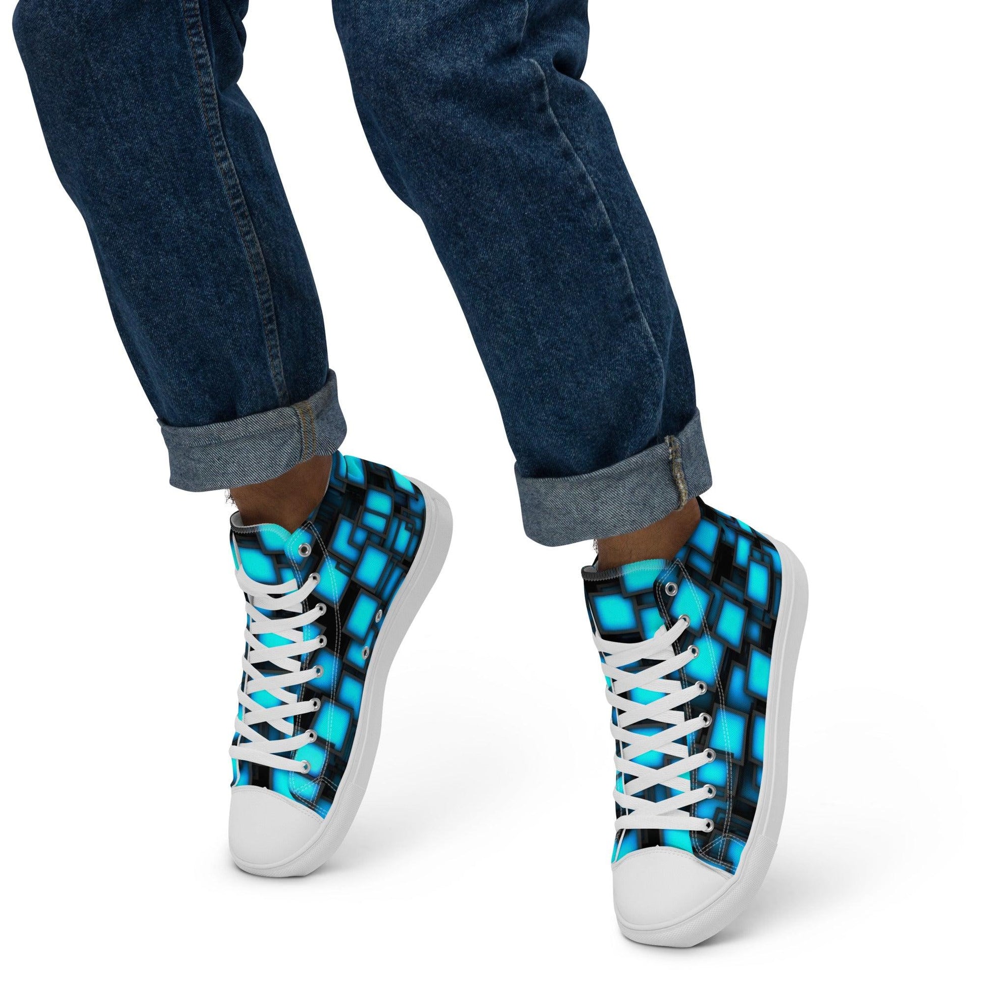 Men’s high top canvas shoes - Raee-Industries