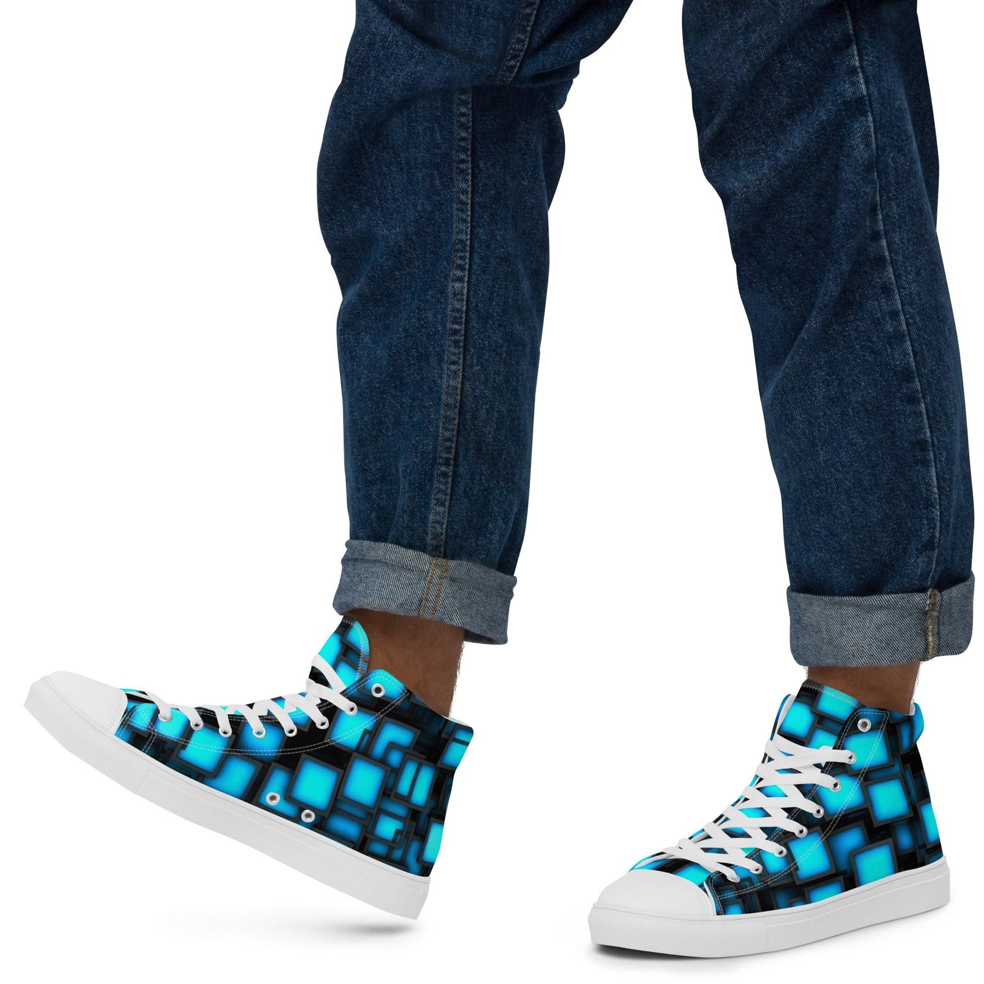 Men’s high top canvas shoes - Raee-Industries