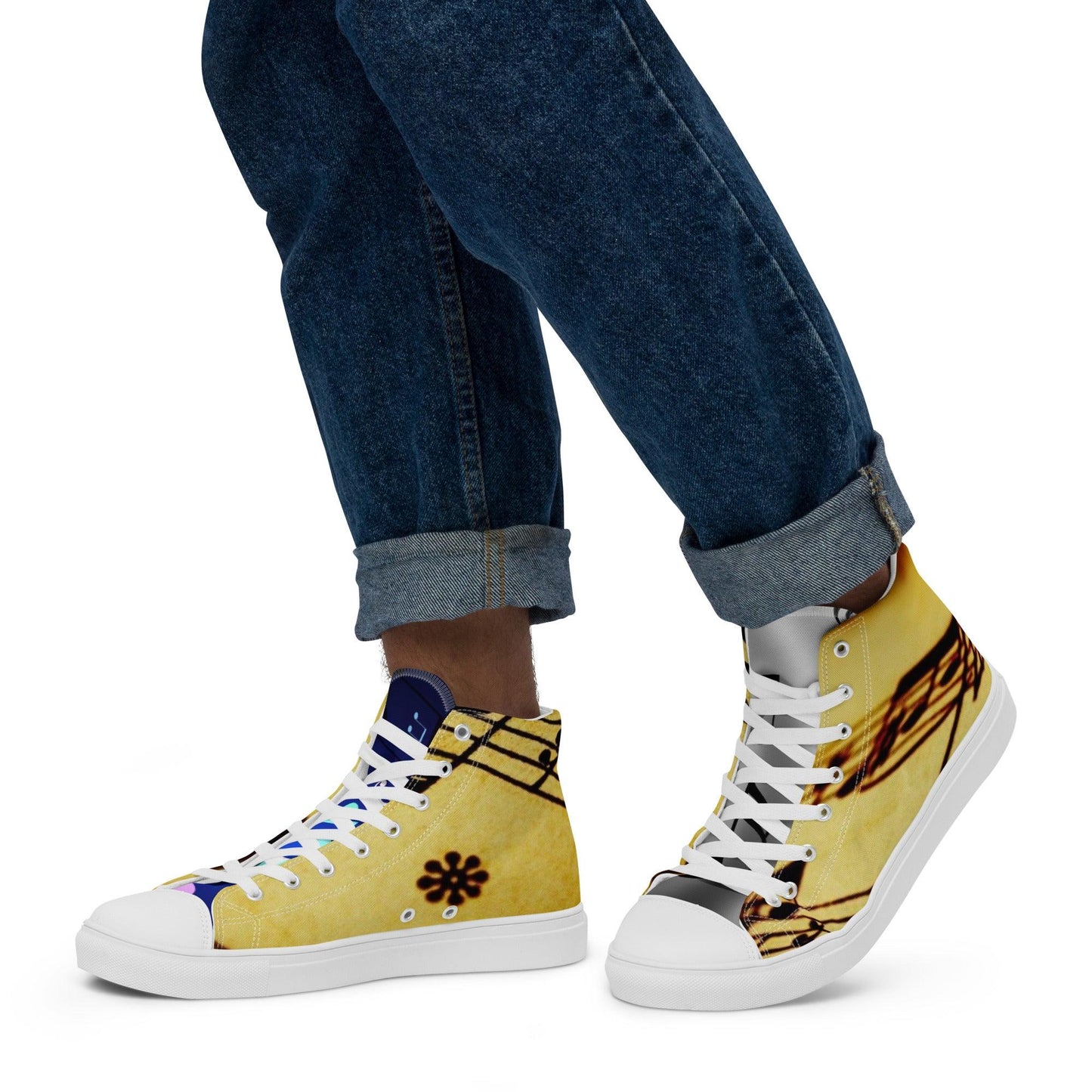 Men’s high top canvas shoes - Raee-Industries