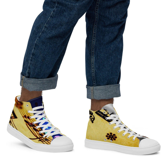 Men’s high top canvas shoes - Raee-Industries