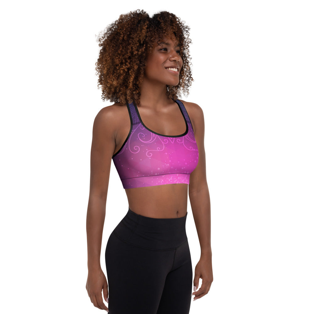 Meteor Shower Padded Sports Bra - Sonia Pop Up