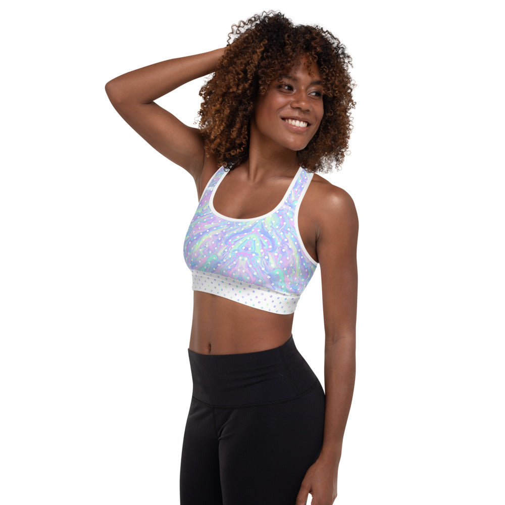 Nº1 - Women Racerback Sports Bra - High Impact Workout Gym Activewear Bra