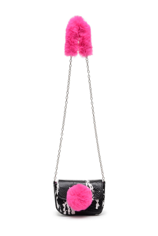 Fur Ball Mini Crossbody