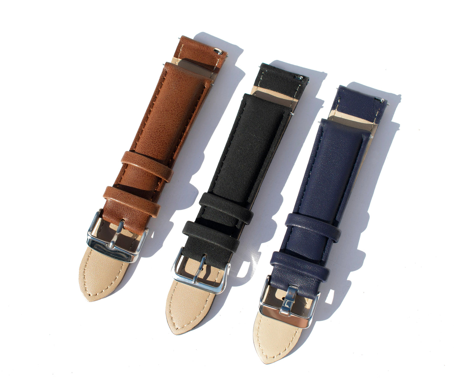 Quick-Release Genuine Leather Watch Straps - Raee-Industries