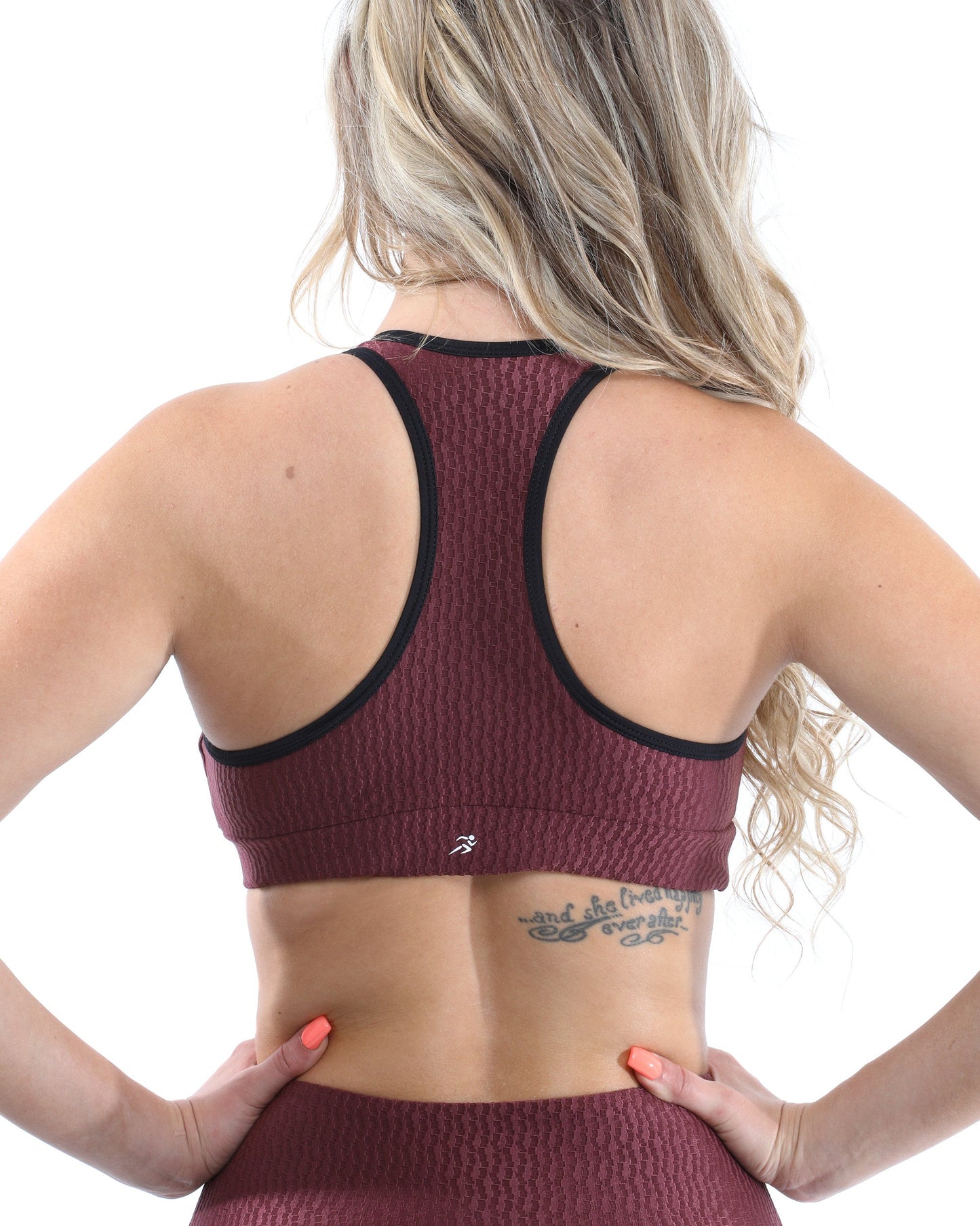 Verona Activewear Sports Bra - Maroon [MADE IN ITALY]