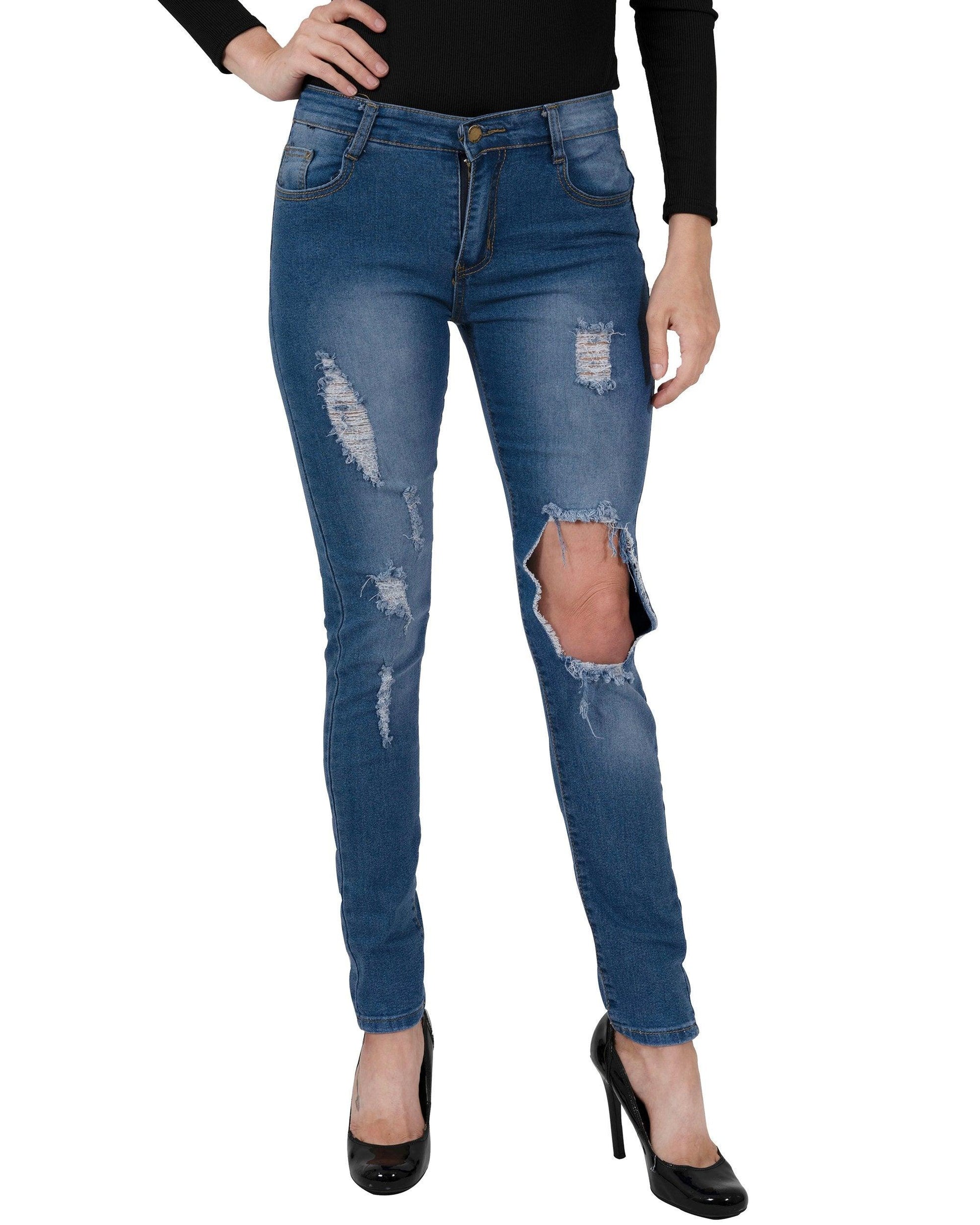 Usher Distressed Jeans - Raee-Industries