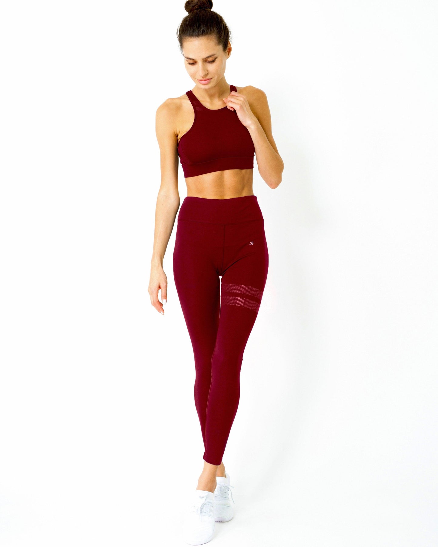 Ashton Leggings - Maroon - Raee-Industries