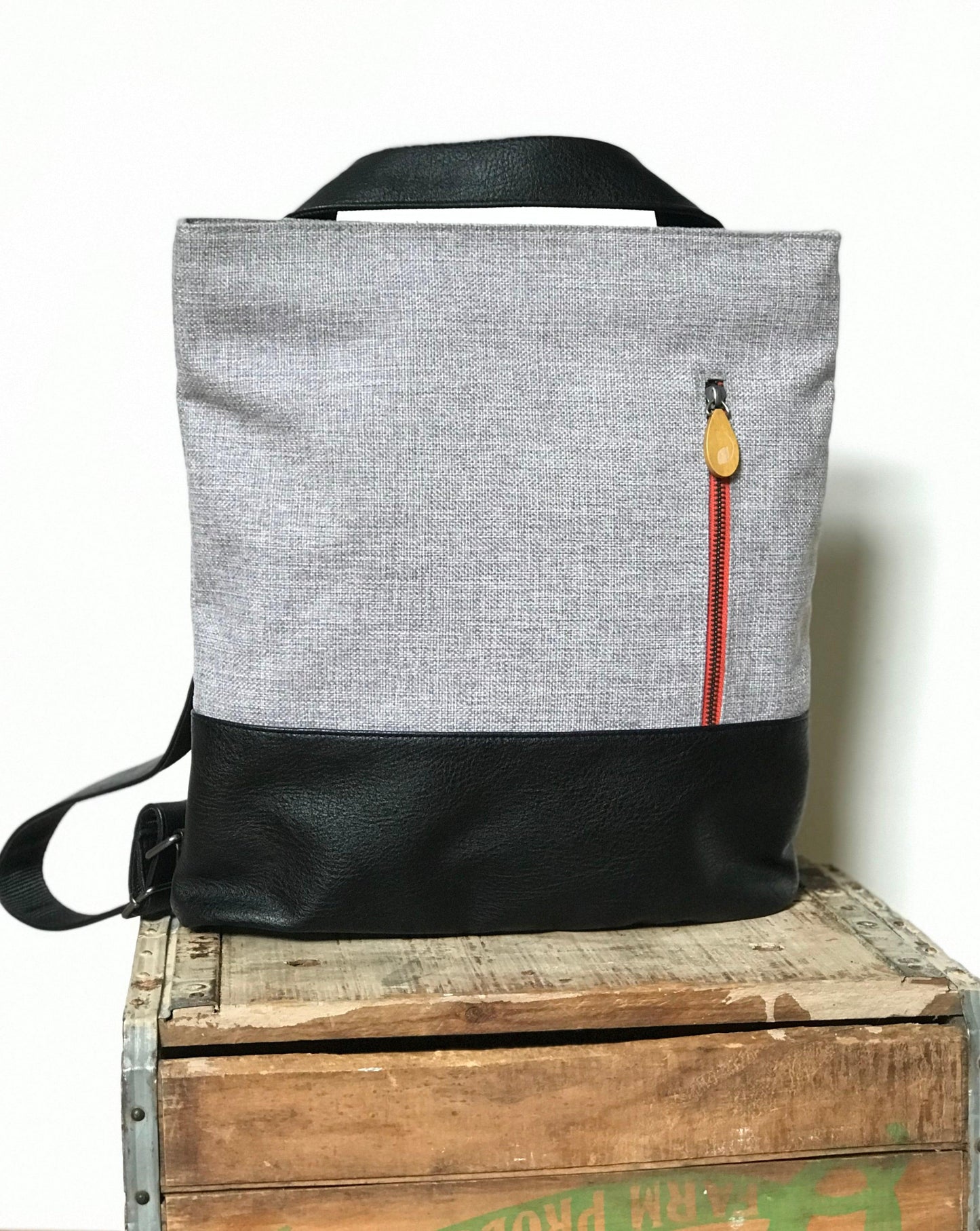 3-in-1 tote + backpack + crossbody - the ROCKAWAY - Raee-Industries