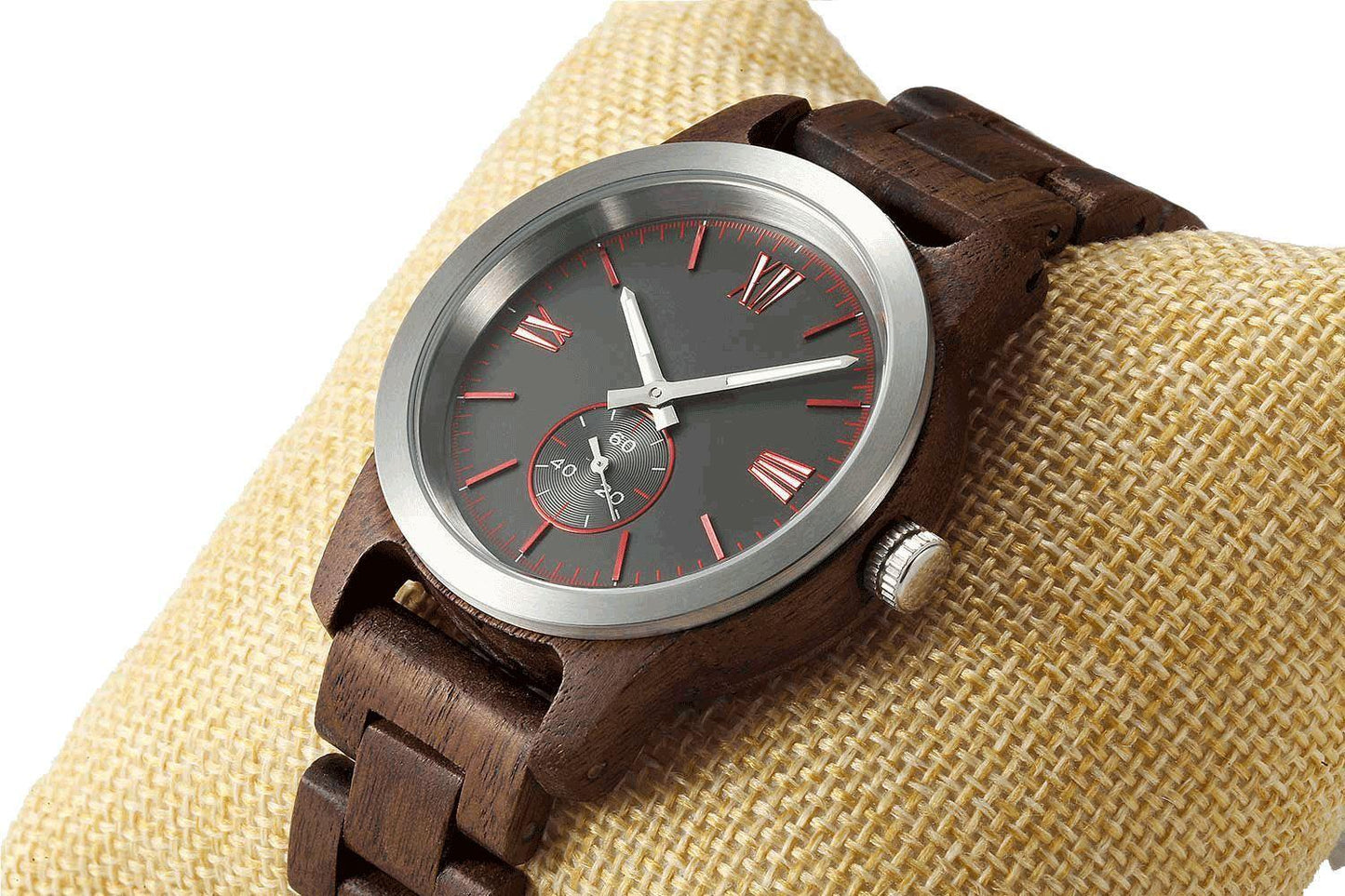 Men's Handcrafted Engraving Walnut Wood Watch - Best Gift Idea! - Raee-Industries